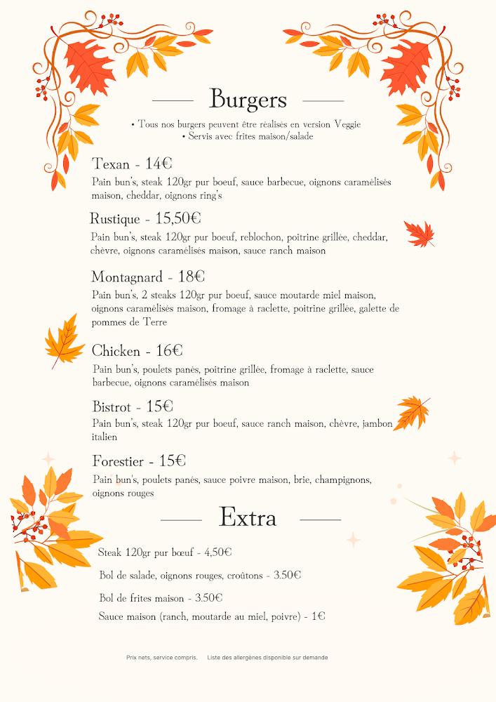 Bistrot de la Place - Menu Image 3